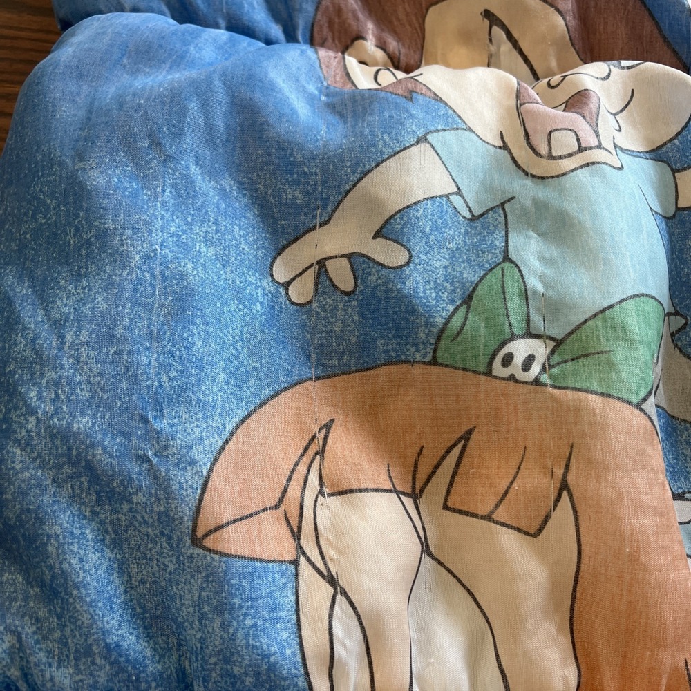Tiny Toon Adventures Child Sleeping Bag 52" Vintage 90s Montana Max Elmyra Dizzy - Picture 10 of 16